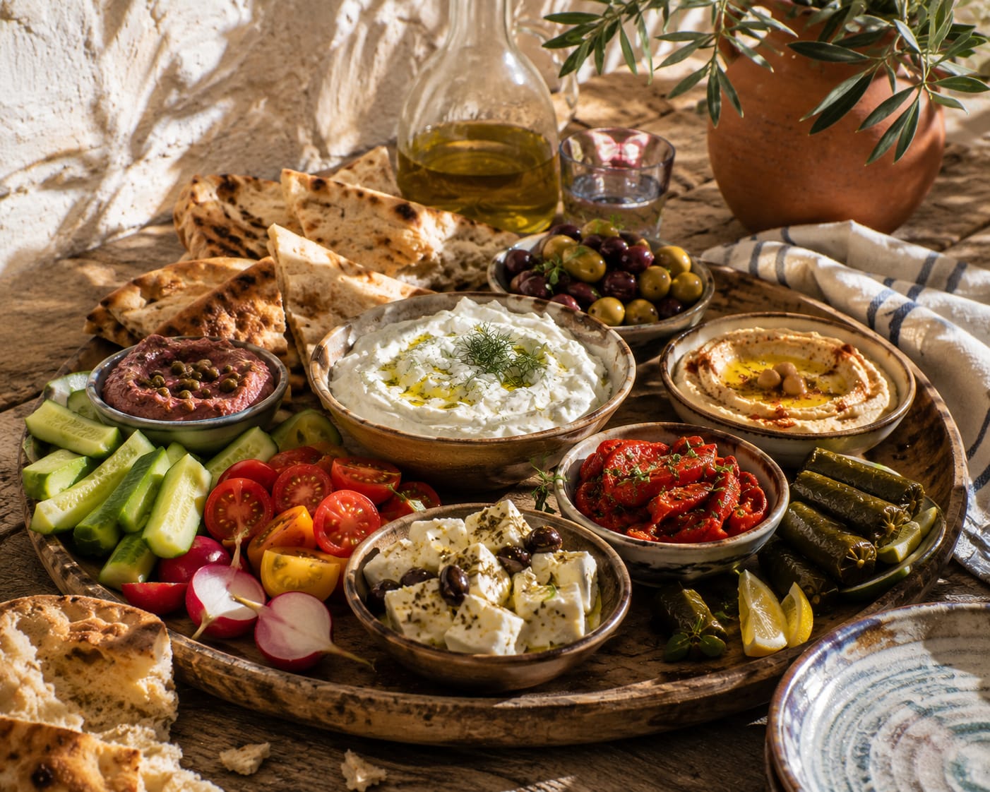 Chef’s Mediterranean Tabouleh & Mezze Platter